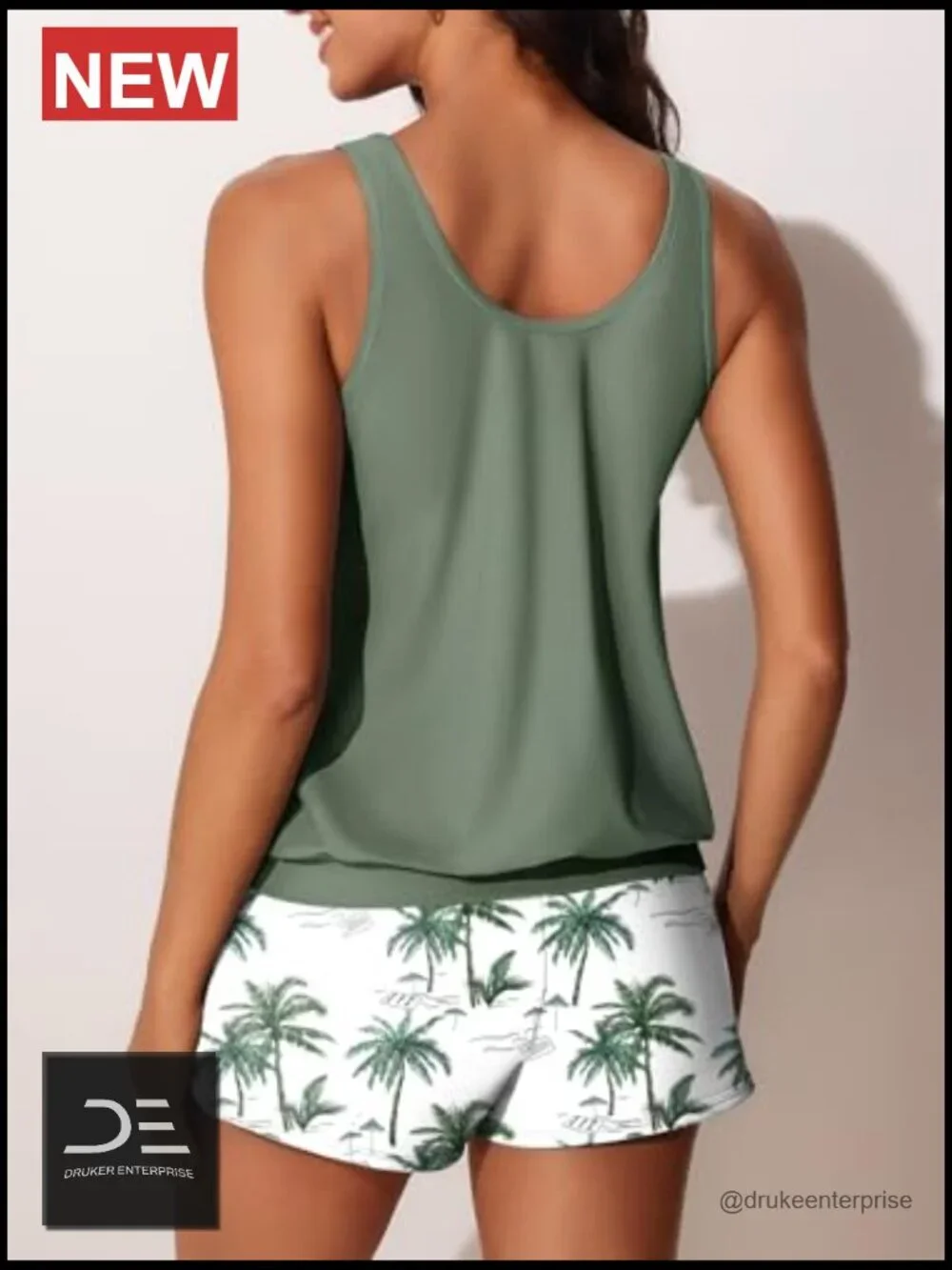 N/A blouson tankini
